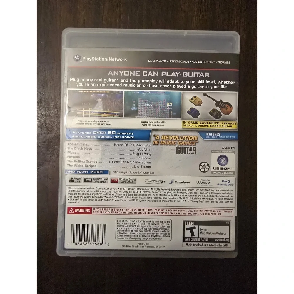 Rocksmith Best Buy Exclusive Edition (PlayStation 3,‎ 2011) TESTED